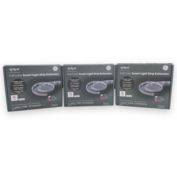 GE 40" Full Color Smart LED Light Strip Extension Google Compatible Lot X3 NEW! - Picture 1 of 7